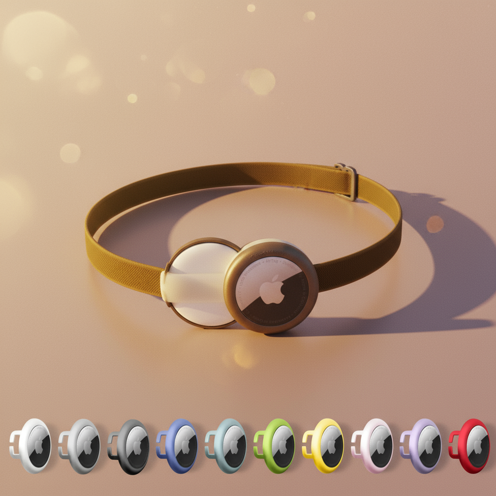 AirTag Holder Cases - Golden Theme