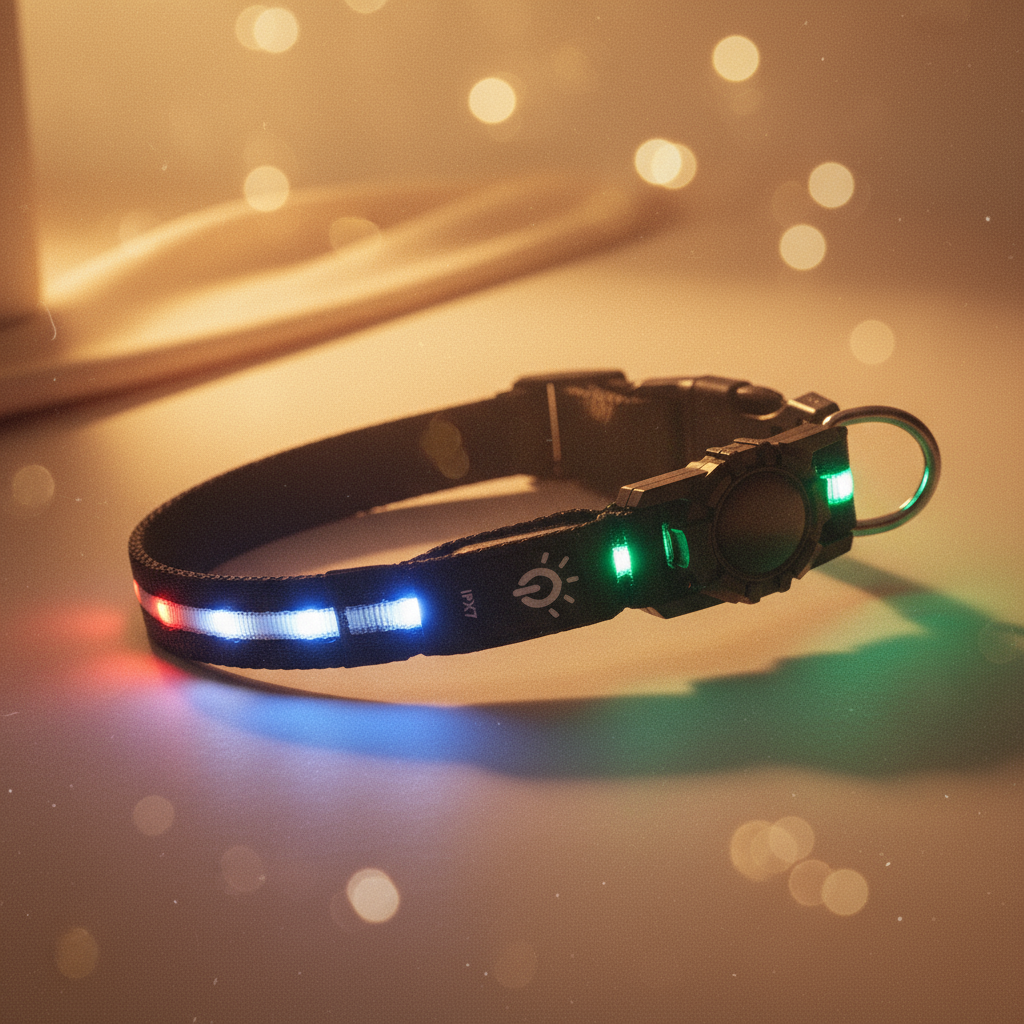 LED Luminous Collar - Golden Theme